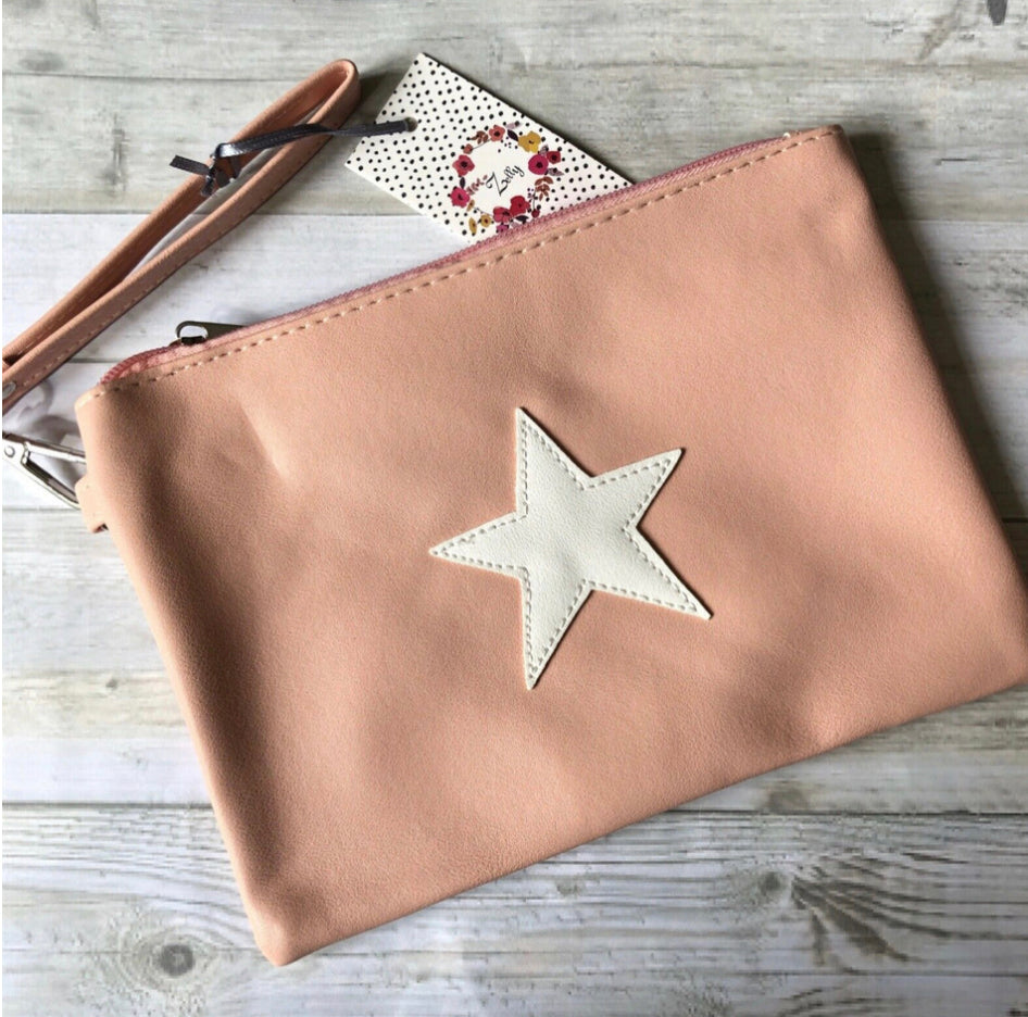 Star on sale clutch bag