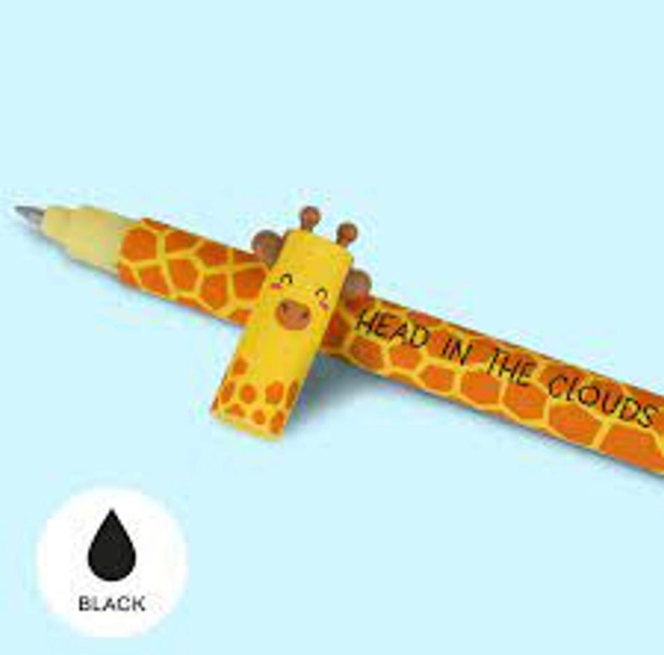 Giraffe erasable pen. Legami milano