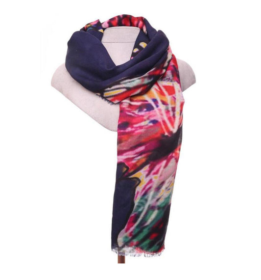 Florie bright butterfly scarf by Zelly