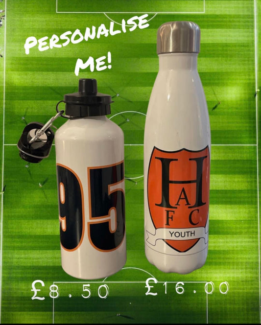 Personalised aluminium water bottle