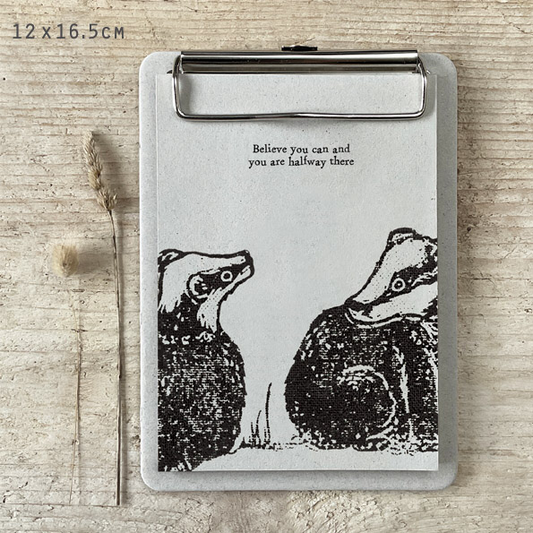 East of India Badger Clip Notepad