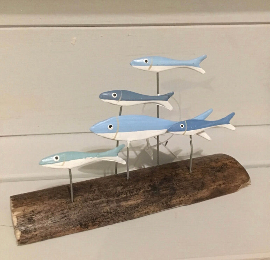 Fish on stick ornaments by Shoeless Joe