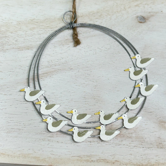 Seagull ring hanging decoration.