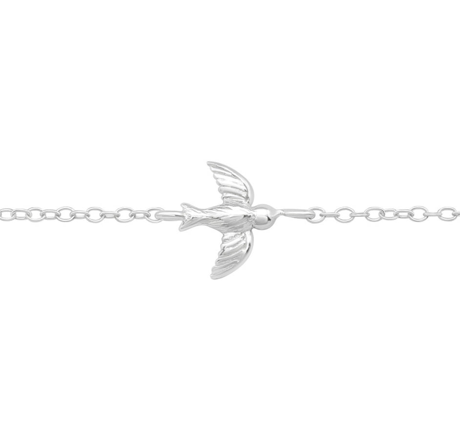 Bird sterling silver bracelet