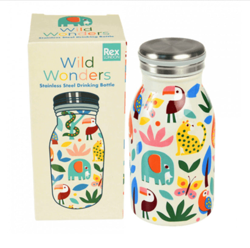 Wild Wonders 250ml Stainless Steel Bottle