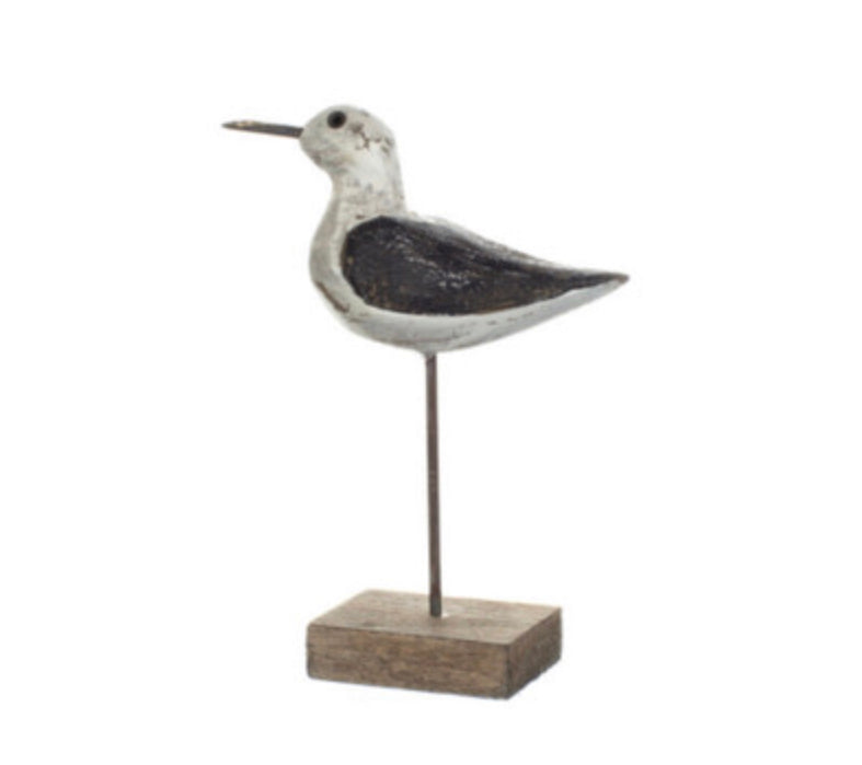 Sandpiper sculpture bird ornament (small) by Shoeless Joe