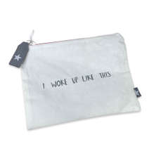 I woke up like this makeup bag. Shruti designs