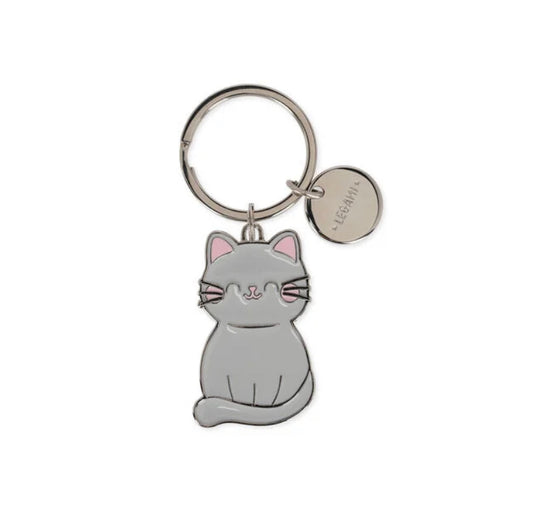 Metal cat key ring by Legami