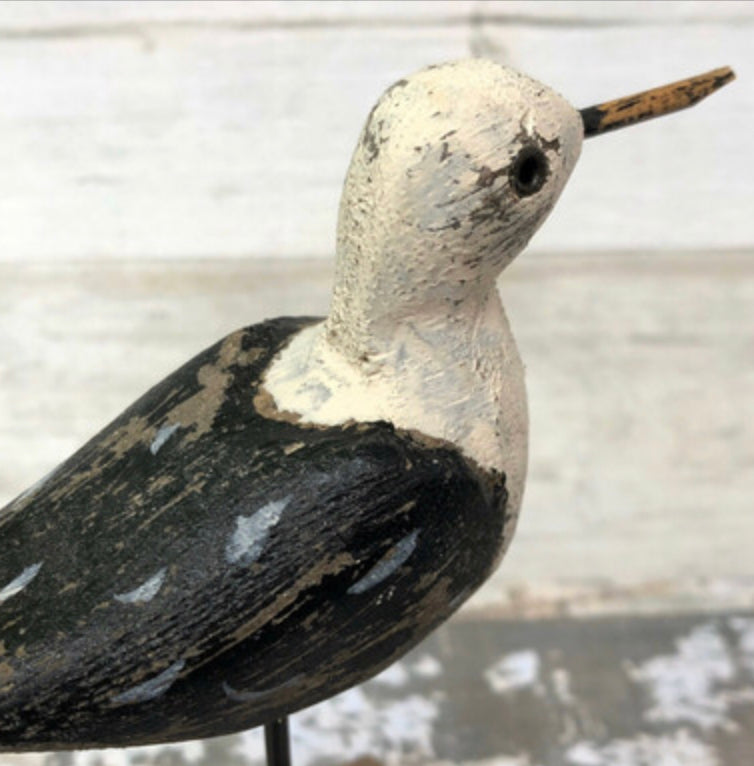 Sandpiper sculpture bird ornament (small) by Shoeless Joe