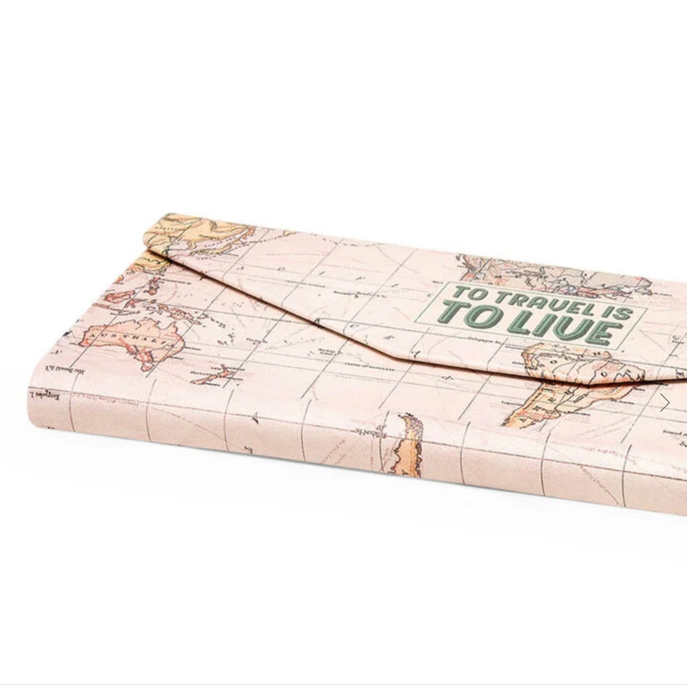 Folding glasses case by Legami World map