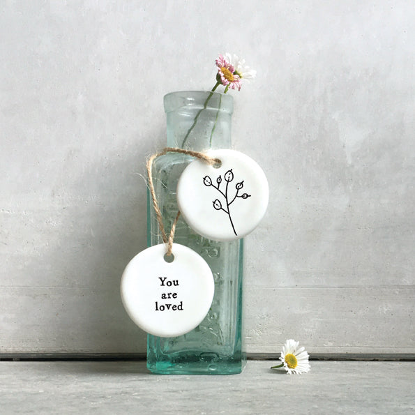 Floral mini hanger- You are loved