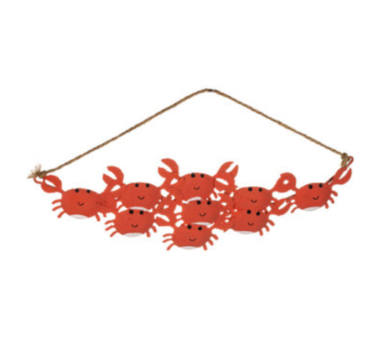 Herd of crabs hanging decoration by Shoeless Joe