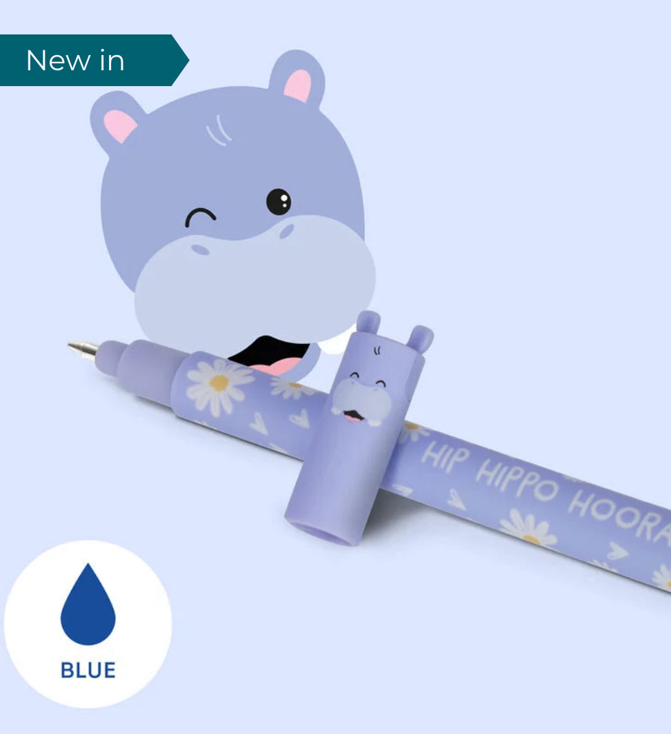 Hippo erasable pen by Legami