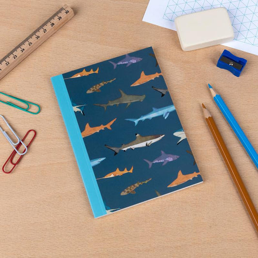 Sharks A6 notebook