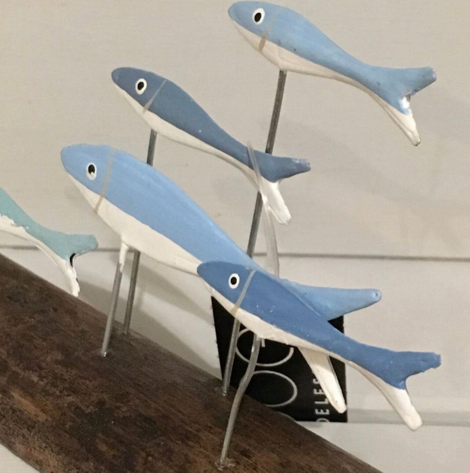 Fish on stick ornaments by Shoeless Joe