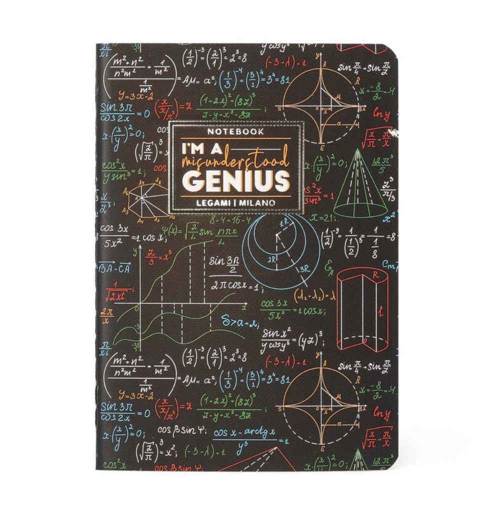 Genius lined note book A6