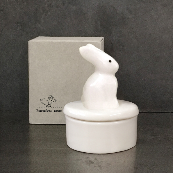 Little Rabbit pot- remember some bunny loves you