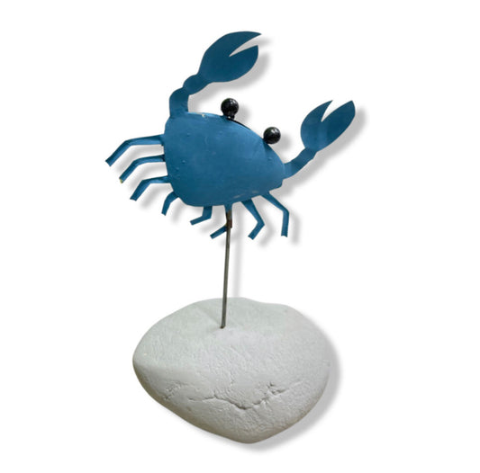 Claude crab on a pebble Shoeless Joe ornament