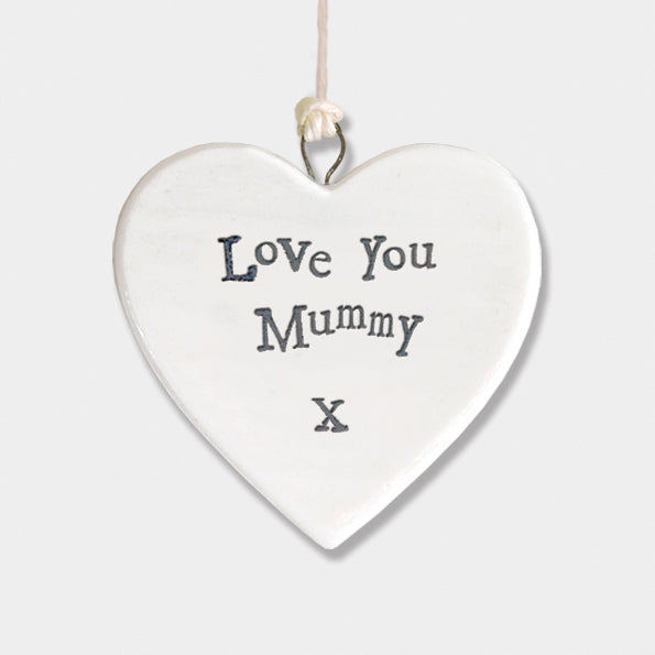 Love you Mummy , small ceramic heart by East of India