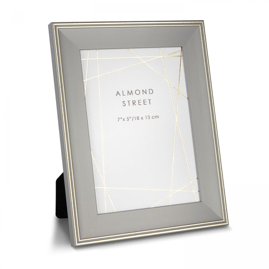 Kingston grey & gold photo frame