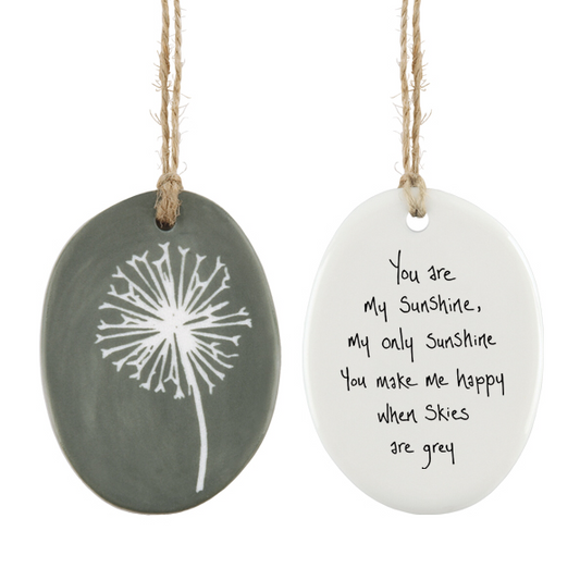 You are my sunshine Porcelain Hanger by East of India