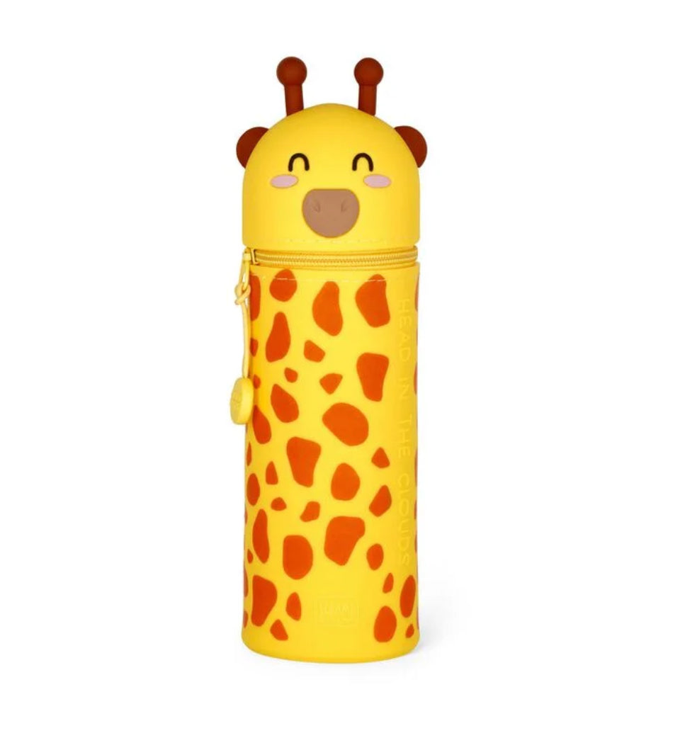 Giraffe 2 in 1 Soft Silicone Pencil Case by Legami Milano