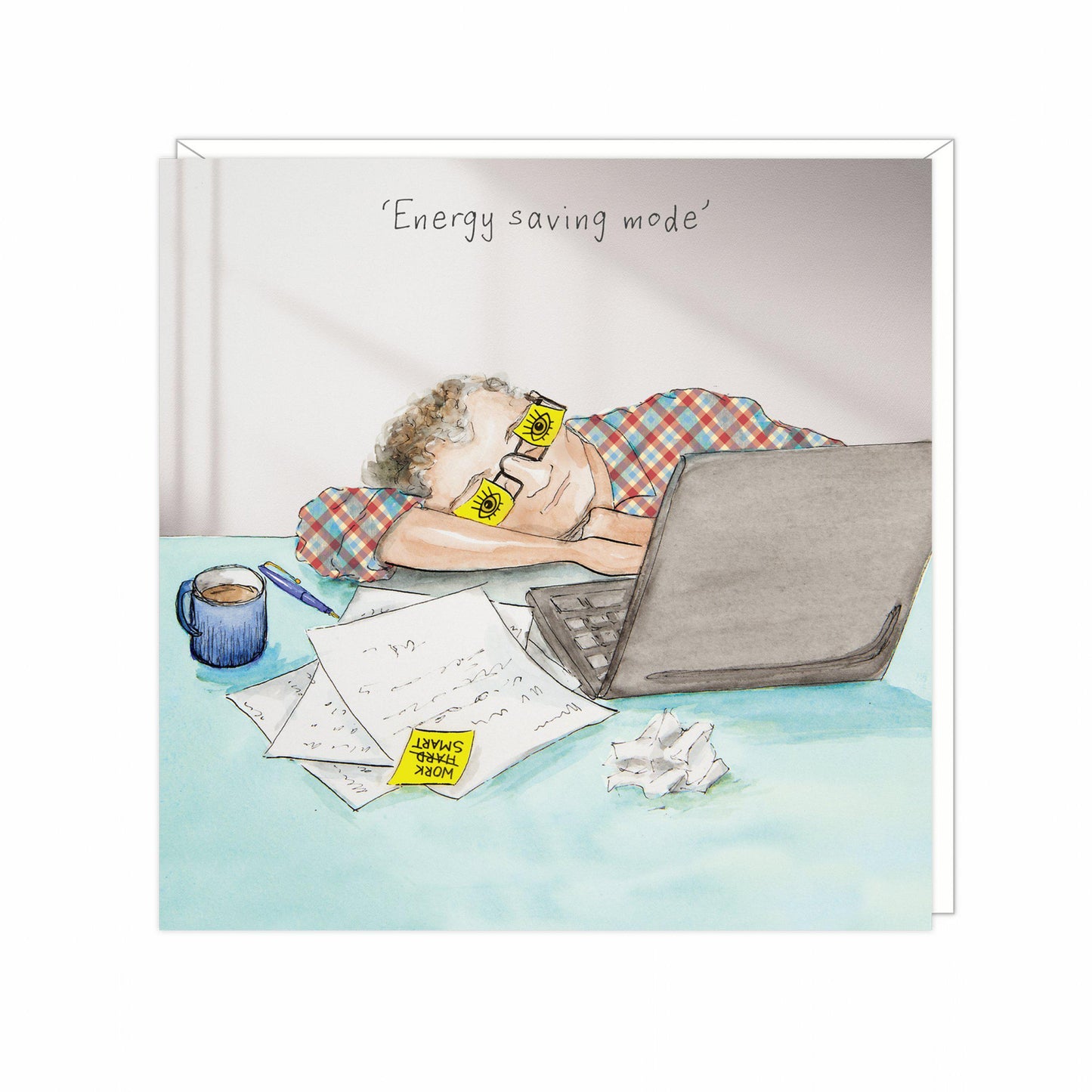 Energy saving mode- birthday card